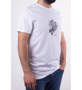 TWİSTER JEANS 2088 BEYAZ BİSİKLET YAKA ERKEK T-SHİRT