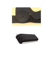 SİYAH - 1.5CM PAÇA LASTİK YASSI GENİŞ 10MT. (5343)