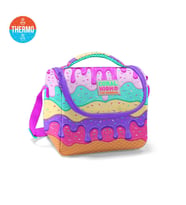 Coral High Kids Pembe Rengarenk Dondurma Desenli Thermo Beslenme Çantası 11731
