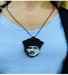 elamindunyasi Hediye ATATÜRK logo Miyuki Örme Kolye