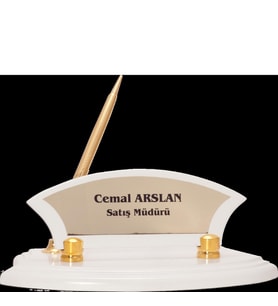 ODAK KUPA - Ahşap ve Cam Masa İsimlikleri - YZ-007 A - 10 cm