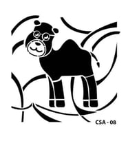 MİART CSA-08 STENCİL ŞABLON 15x15 - DEVE