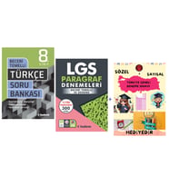 TUDEM YAYINLARI LGS TÜRKÇE BECERİ TEMELLİ SORU BANKASI - LGS PARAGRAF 20'Lİ DENEME - HEDİYE
