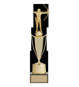 ODAK KUPA - Figürlü Kupalar - Okçu Figürlü Kupalar FG-040 A - 40 cm