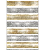 Eliana Home Baskılı, Yıkanabilir Kaymaz Taban Salon Halısı LNA1850-SD127 100x150 cm (Bej)