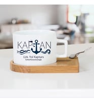 Kişiye Özel Denizciye Hediye Çay Fincanı