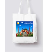 Ayasofya Tasarımlı Bez Çanta