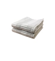 2 Li Özdilek %100 Pamuk Striscia El Yüz Havlusu 50 x 90 (Gri)