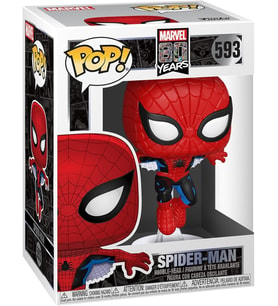 Funko 46952 Pop Marvel: 80. Görünüm Spider Man Koleksiyonluk, Renkli Oyuncak Figür (Krem)