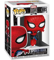 Funko 46952 Pop Marvel: 80. Görünüm Spider Man Koleksiyonluk, Renkli Oyuncak Figür (Krem)