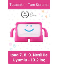 Dayanıklı Apple İpad 7. 8. 9. Nesil 10.2 İnç Uyumlu Çocuk İçin Ayaklı Tablet Kılıfı Koruyucu Silikon