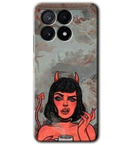 Poco x6 Pro Kılıf HD Desen Baskılı Kılıf - Devil Girl
