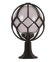 AVONNI BSU-68155-BSY-M1-K Siyah Boyalı Dış Mekan Aydınlatma E27 ABS Akrilik/Polietilen Cam 35cm