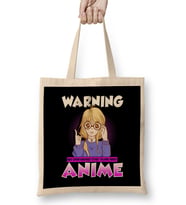 Warning May Spontaneously Start Talking Anime Bez Çanta Uzun Saplı