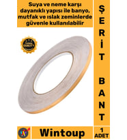 #Bant Kendinden Yapışkanlı Dekoratif Şık Şerit Fayans Arası İzolasyon Bantı Gold 05 Cm X 50 Metre