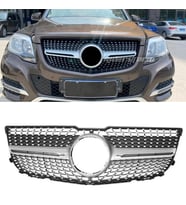 Mercedes GLK X204 Ön Panjur Krom/Gümüş Diamond 2008-2012