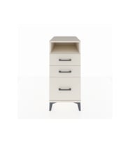 Kronos Komodin Tek Raflı 3 Çekmeceli 44x59x96 Aytaşı-Aytaşı