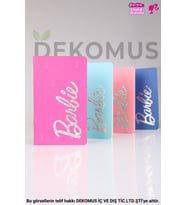 DEKOMUS İLE LİSANSLI BARBIE 60 YAPRAK ÇİZGİLİ DEFTER 13x21 CM (Mavi)
