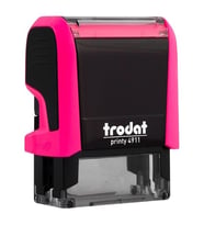 Trodat 4911 Neon Pembe -Kişiye Özel- Doktor-Hemşire-Öğretmen Aferin Kaşesi(Ürün mavi mürekkeplidir)