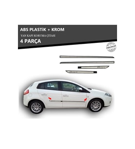 FIAT BRAVO YAN KAPI KORUMA ÇITASI PLASTİK + KROM