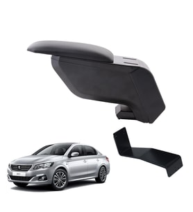 Peugeot 301 2020 Delmesiz Çelik Ayaklı Siyah Kolçak Kol Dayama