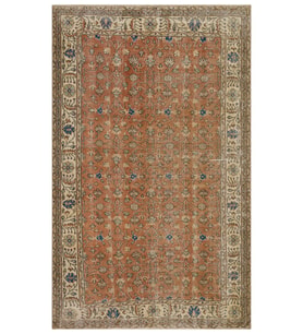 Yün&Pamuk El Yapımı Eskitme Halı 167x270 cm 10126