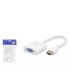 Hadron HDX2020B HDMI Erkek to VGA Dişi 1080p Full HD Görüntü Dönüştürücü