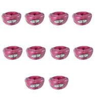 Favori İp Halat FH03 PP Naylon Burgulu Örgü Çamaşır İpi - Pembe - 100 Metre - 10 Adet