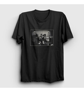 Presmono Unisex Siyah Studio Rapper NF T-Shirt 305172tt
