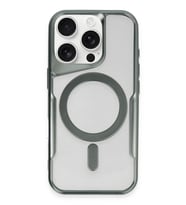 Newface Apple iPhone 16 Pro Max Kılıf Boyi Magsafe Silikon Kapak - Yeşil