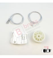 Renault Megane MK2 2002-2008 4/5 Kapı 82000280068 İçin Arka Sağ Kapı Cam Kriko Tamir Seti