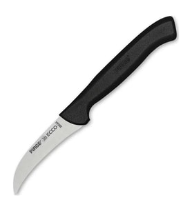 38044 Ecco Kıvrık Eğri Sebze Dekor Bıçağı 7,5 Cm - Siyah