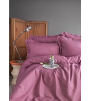 King Size Ellie Violet Bambu Nevresim Takımı