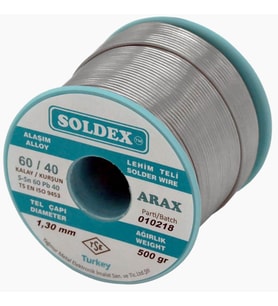 Soldex Araxlı 500 Gr Lehim Teli 1.3 Mm