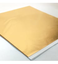ALTIN YAPRAK VARAK SANATSAL BÜYÜK BOY FOLYO EPOKSİ REÇİNE NAİL ART 8 ADET ALTIN RENK 14X14 CM