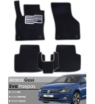 Volkswagen Polo (2017-2025) Uyumlu EVA Paspas Tam Set–Araca Özel,Su Geçirmez,Hızlı ve Kolay Montaj