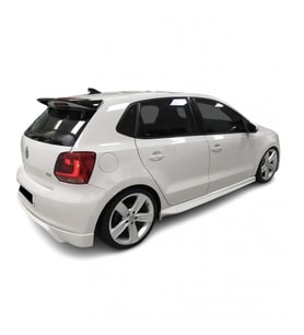 Volkswagen Polo (2010 - 2017) Arası Aero Yan Marşpiyel Seti (Plastik)