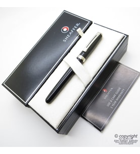Sheaffer Prelude Siyah Krom Roller Kalem  İsme Özel Kalem