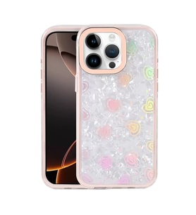 İphone 15 Lumi Desenli Kapak - Pembe