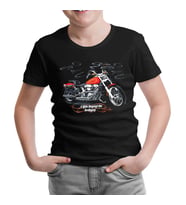 Motosiklet - Ride Extraordinary Siyah Çocuk Tshirt