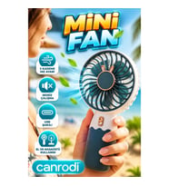 USB Şarjlı Sessiz Mini Fan – Taşınabilir El ve Masaüstü Kullanım