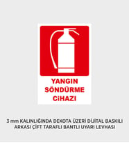 YANGIN SÖNDÜRME 25X37 CM