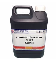 KOKUSUZ TİNER D-40 %100 - 5 Lt