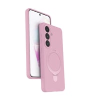 Samsung Galaxy S26 Plus Regal Magsafe Standlı Kapak - Açık Pembe