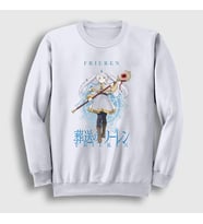 Presmono Unisex Beyaz Mage Anime Manga Frieren Sweatshirt 533071tt