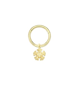 Altın Kartaneli Halka Piercing