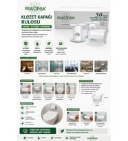 Rulopak Klozet Kapağı Rulosu 5'li