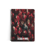 La Casa De Papel Ahşap Kapaklı MDF Defter DFT4810