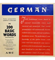 German The 200 Basic Words 45lik Plak (Karışık)