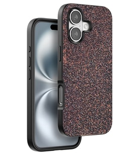 Onegif Apple iPhone 16 Plus Bright Simli Kapak - Derin Mor